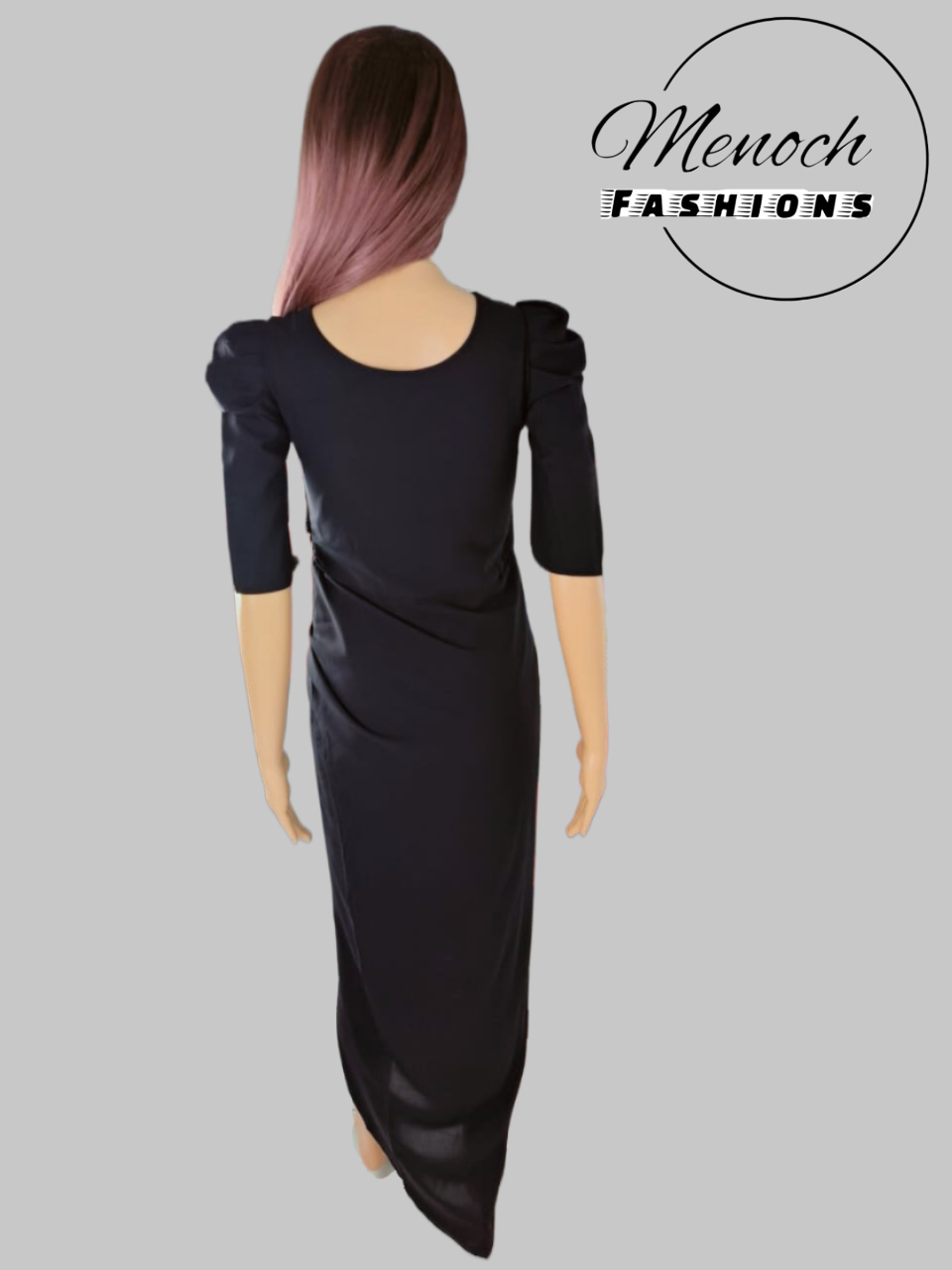 Front Short Back Long Teal Color Semi Gown - Image 13