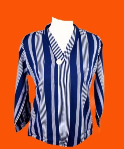 Blue and White Stripped Top