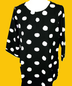 Black Top with White Dots