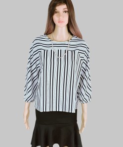 Black and White Stripped Top