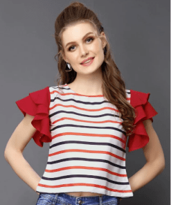 Angelic White Printed Top